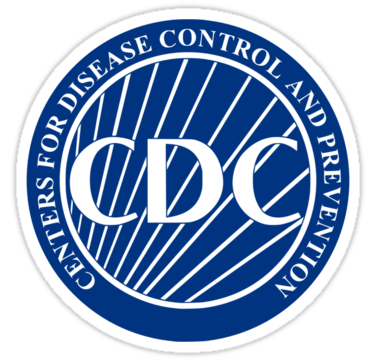 Image du logo des CDC, lequel comprend un fond circulaire bleu foncé sur lequel reposent les lettres blanches « CDC » au centre et le texte « Centers for Disease Control and Prevention » qui borde le cercle.