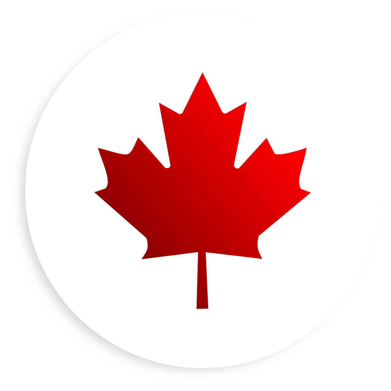 Maple Leaf Sticker